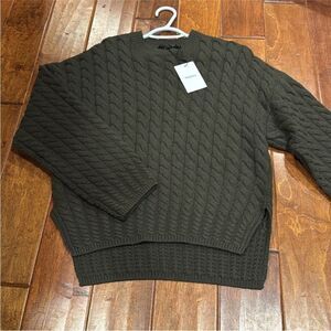 NWT Theory Cable Sweater